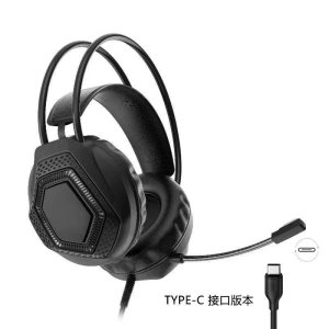 Computer Headset TYPE-CG502 – USB wired gaming headset with microphone. Speed Titanium design ensures immersive sound & precision for pro-level play!