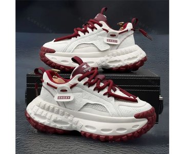 Men's Shoes 2025 Spring & Summer Collection – New thick-soled sports sneakers blend bold style with casual comfort, redefining the daddy shoe with athletic edge and flair.