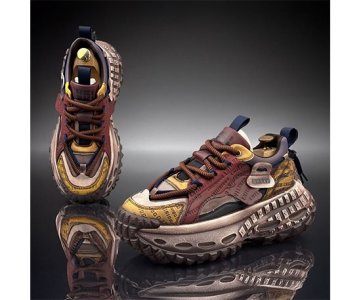 Men's Shoes 2025 Spring & Summer Collection – New thick-soled sports sneakers blend bold style with casual comfort, redefining the daddy shoe with athletic edge and flair.