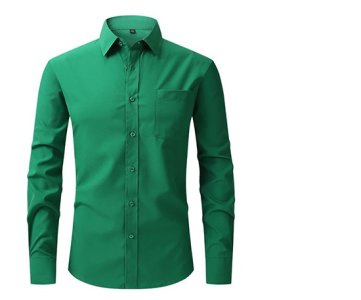 MEN'S STRETCH BUSINESS CASUAL LONG-SLEEVED SHIRT US SIZE – Professional Formal Shirt for Office, Work, or Events, Breathable, Slim Fit, and Comfortable for All-Day Wear