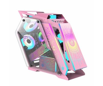 Personalized K God transparent e-sports water-cooled gaming case special-shaped open high-value side-transparent desktop computer case