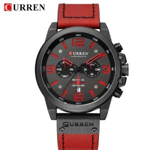 CURREN 8314 WATERPROOF LEATHER RETRO WATCH – Stylish men's timepiece with durable leather strap, waterproof design, and vintage analog display for daily wear.