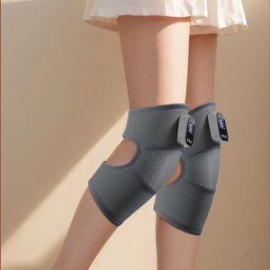 NEW KNEE MASSAGER HOT COMPRESS RECHARGEABLE MASSAGE ARTIFACT for cold legs, shoulder, and joint pain – with heating therapy, vibration, and wireless design