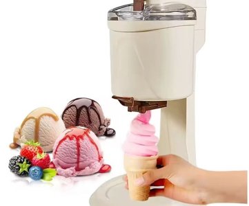 HOUSEHOLD ICE CREAM MAKER MINI FROZEN YOGURT MACHINE FOR KIDS – Compact dessert maker for homemade gelato, sorbet & soft serve. Fun, safe & easy to use.