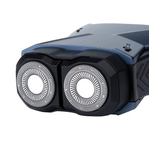 Shavex dual-head electric shaver with floating blades, ergonomic grip, USB charging, low-noise motor, and precision grooming for men’s facial care