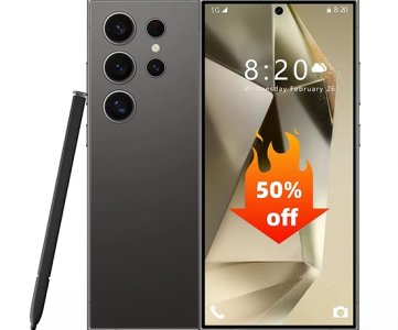 Samsung Galaxy S25ultra flagship smartphone with 6.9" AMOLED display, 200MP quad camera, 5G connectivity, 5000mAh battery and titanium frame