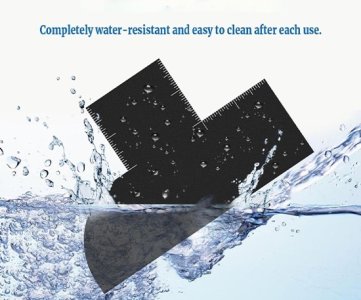 Flexible Matte Measuring Tool – Black Handheld Ruler with Easy Grip, Bendable Body for Contoured Measurement, Durable, Portable & Accurate