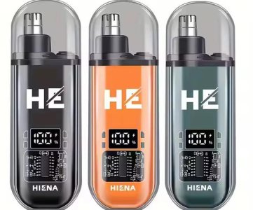 3-in-1 Electric Nose Hair Trimmer for Men and Women with Digital Display, Rechargeable, Waterproof, Low Noise Grooming Kit for Face and Ear