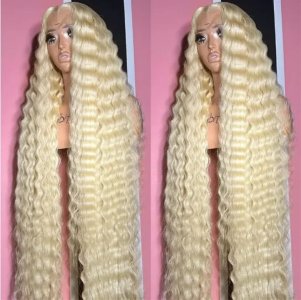 40-Inch Straight HD Lace Front Wig for Women – Natural Hairline, Pre-Plucked, Heat-Resistant, Glueless Long Wig with Baby Hairs, Center Part