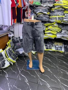 Black Rhinestone Spider Shorts – Cotton Blend, Mid-Waist, Globe Patch Accent, Stylish Urban wear with Sparkling Graphic Detail for Men & Women