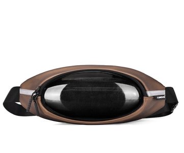 JMPH Transparent Pocket Waist Bag – Quick Access Edition – Zipper Closure, Adjustable Strap, Mesh Interior, Compact Travel Utility, Unisex Design