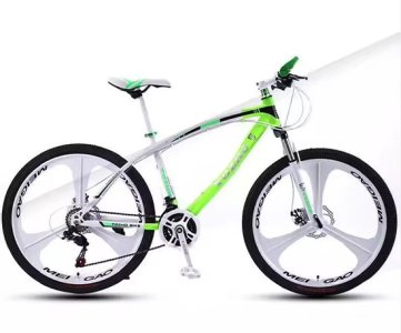 Mountain-Grade Alloy Frame Bicycle – Multi-Gear Terrain Edition – Sturdy Build, Textured Tires, Cushioned Saddle, Gear System, Unisex, Sizes M–L