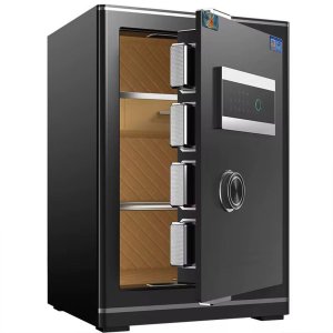 Aipu Digital Security Safe Box Fireproof Waterproof with Touchscreen Keypad, Biometric Fingerprint Lock, Double Bolts, Jewelry & Document Storage