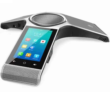 Yealink CP960 Conference Phone with Touchscreen – Smart Voice IP Conferencing Device Featuring 5" Capacitive Touch Display, 20ft Pickup Range, Y-shaped Design