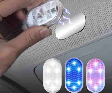 Touch-Activated Rechargeable LED Light – Compact Motion-Free Sensor Lamp with USB Charging, Multi-LED Array for Cabinets, Vehicles & Portable Illumination