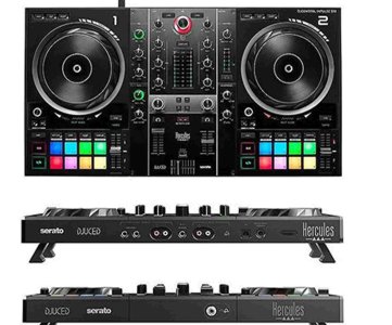 Professional DJ Controller – Dual Jog Wheels, Serato & DJUCED Compatibility, Mixer FX, USB Powered Deck for Live Sets, Studio Mixing & Mobile DJ Performance