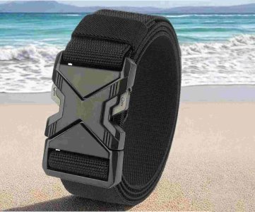 X-Lock Tactical Nylon Belt – Heavy-Duty Military Style Waist Strap with Metal Buckle for Outdoor, Hiking, Survival, Workwear & Adventure Gear