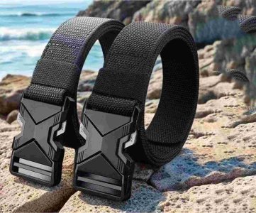 X-Lock Tactical Nylon Belt – Heavy-Duty Military Style Waist Strap with Metal Buckle for Outdoor, Hiking, Survival, Workwear & Adventure Gear