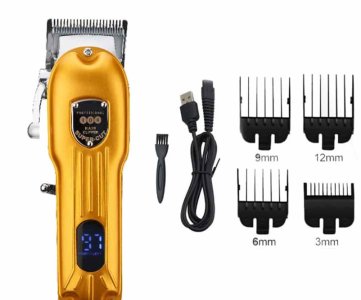 Petsniff SUPER 5 Electric Hair Clipper – Adjustable Blade Lever, 1–4mm Cutting Length, High-Torque Motor, Precision Grooming Tool for Barbers & Home Use