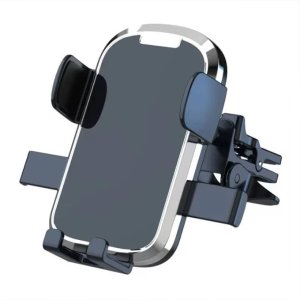 Clamp-Style Car Phone Mount – Adjustable Arm with Gear Lock, Dashboard/Windshield Installation, Secure Grip for Hands-Free Driving