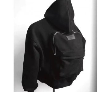 Female Hoodie & Backpack Set – Relaxed Pullover with Coordinated Zip Bag for Boutique Styling, Casual Outfits or Retail Display