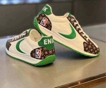 Female Fashion Sneakers – Monogram-Style Side Panel with Bold Logo & Layered Sole for Boutique Styling, Streetwear Capsules or Retail Display