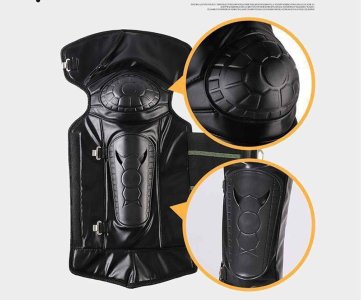 Protective Knee Pad – Hard Shell with Soft Inner Lining & Adjustable Straps for Boutique Outdoor Gear, Sports Capsules or Retail Display